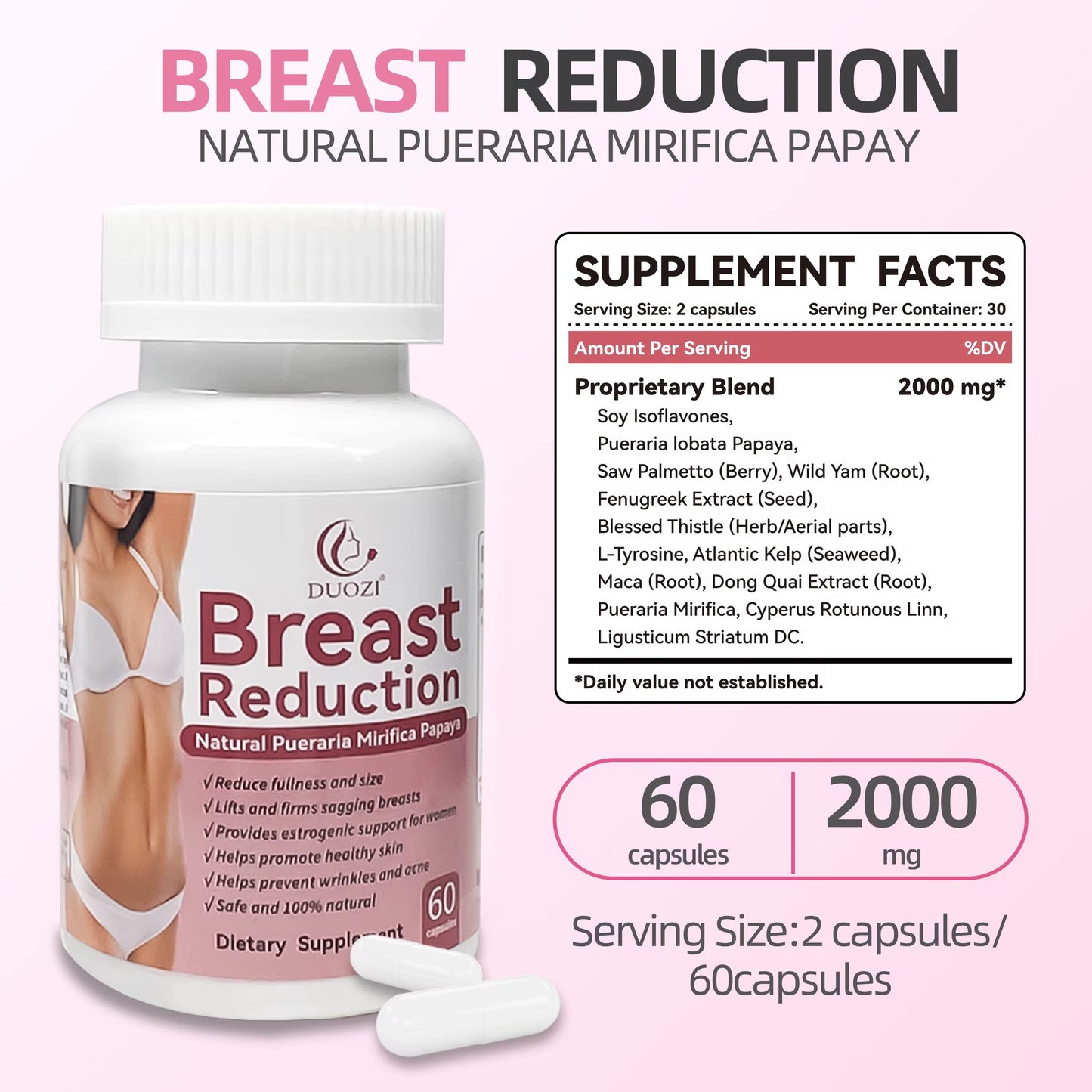 breast reduction capsules