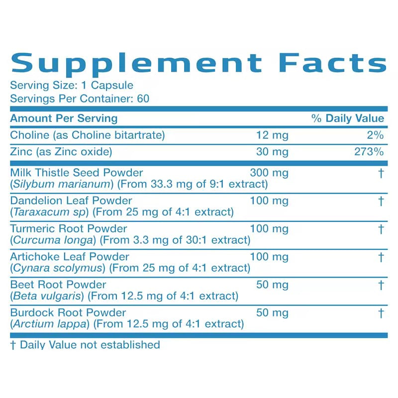 Liver Detox and Cleanse Capsules