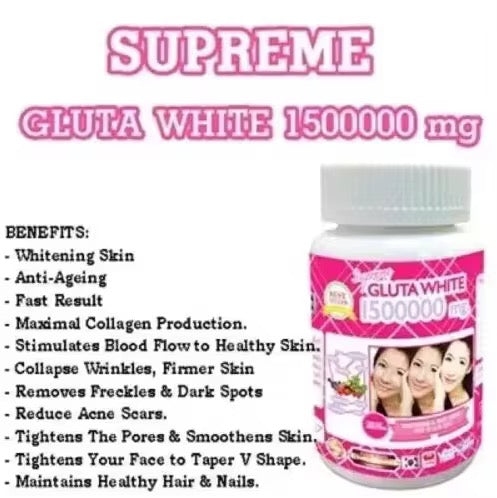 Skin whitening capsules
