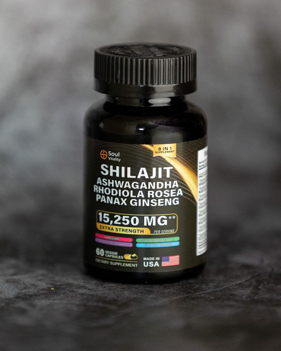 Soul Vitality All-in-1 Sea Moss, Shilajit, Ashwagandha Supplement Bundle